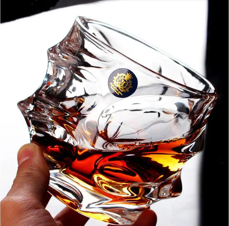 Хрустальный стакан для виски винный стакан для фруктового сока бокал для вина Коктейльная треугольная чашка