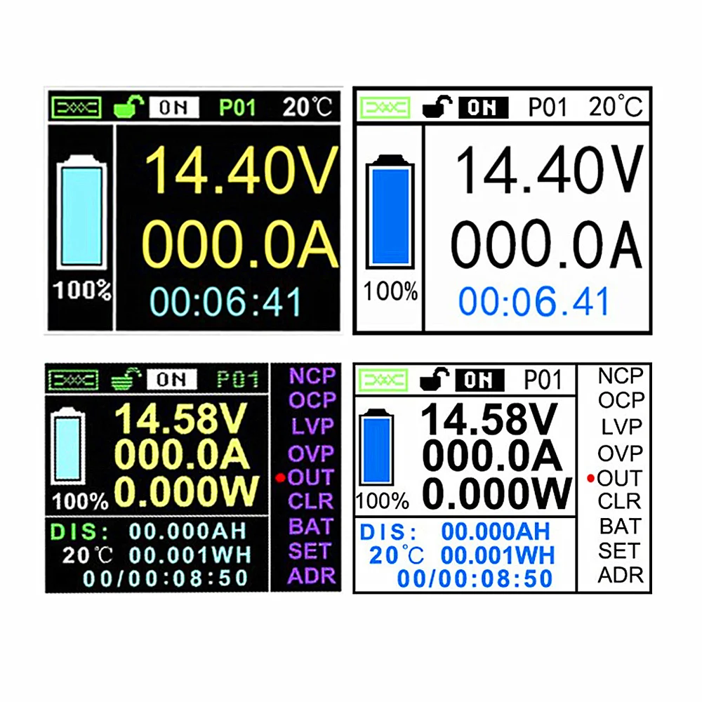 DC 120V 50A беспроводной ЖК-дисплей измеритель напряжения тока ватт мощность capacit цифровой комбо метр автомобильный тестер батареи