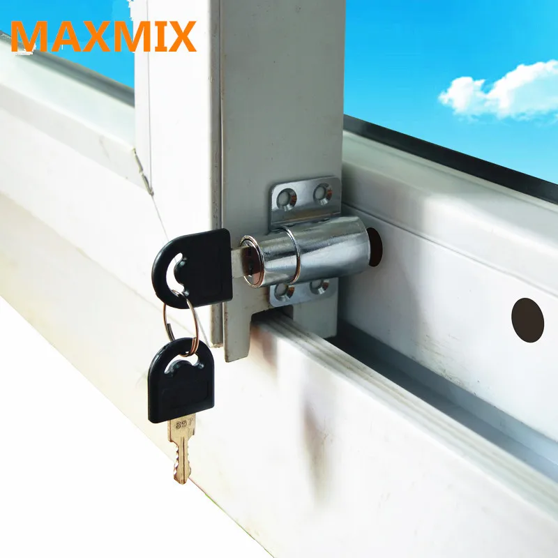 MAXMIX 4 шт./партия оконный экран раздвижные оконные замки алюминиевые стальные оконные замки оконные окна ограничения безопасности Детские