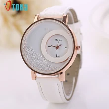 Glorious High quality Relojes Mujer Luxurious Leather-based Quicksand Rhinestone Clock Ladies Quartz Watch Womens Watches Orologi Donna Jan-6