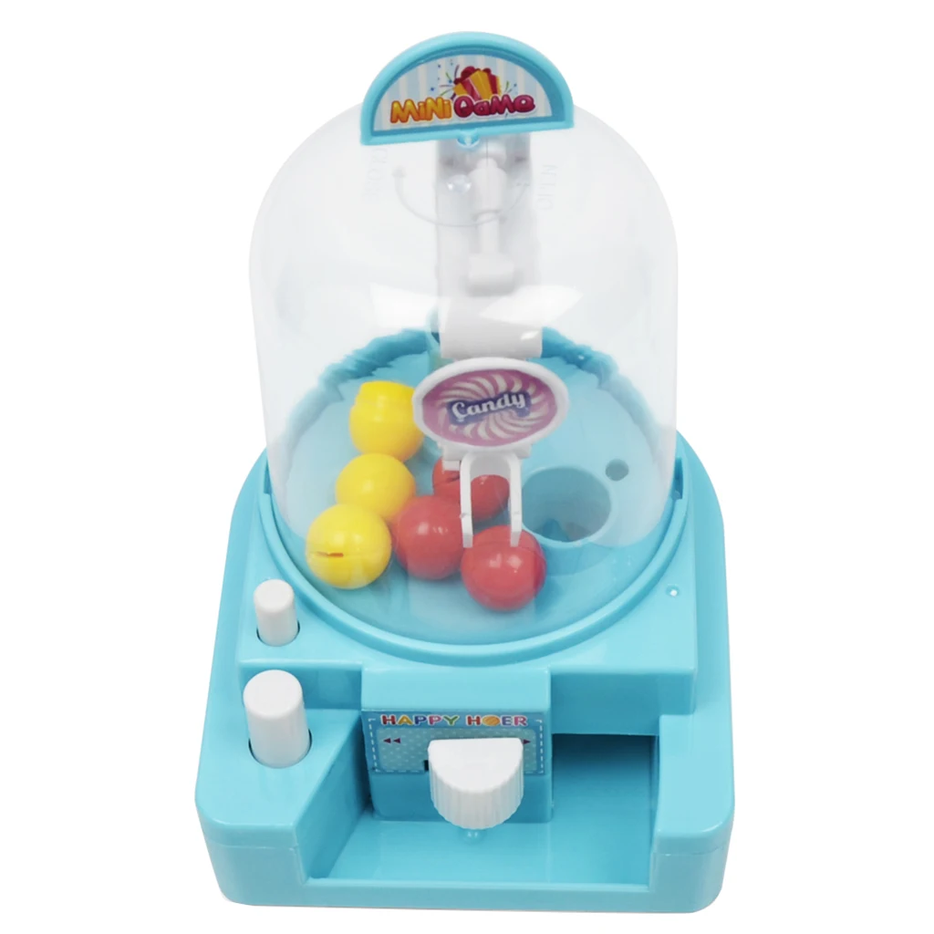 Plastic Simulation Mini Claw Machine Candy Grabber Machine For Kids - Pink