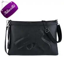 Brand Women s Messenger Bags Shoulder Handbags Fashion Clutches 3D Print Leather Pistol Bag Ladies Purses