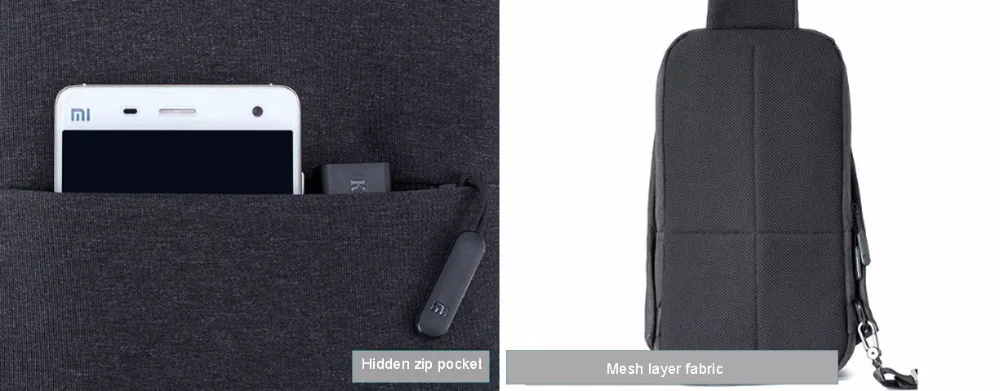 KEMY, оригинальная нагрудная сумка Xiaomi, слинг, сумка для отдыха, нагрудная сумка, маленький размер, на плечо, унисекс, рюкзак, сумка через плечо, 4л, полиэстер