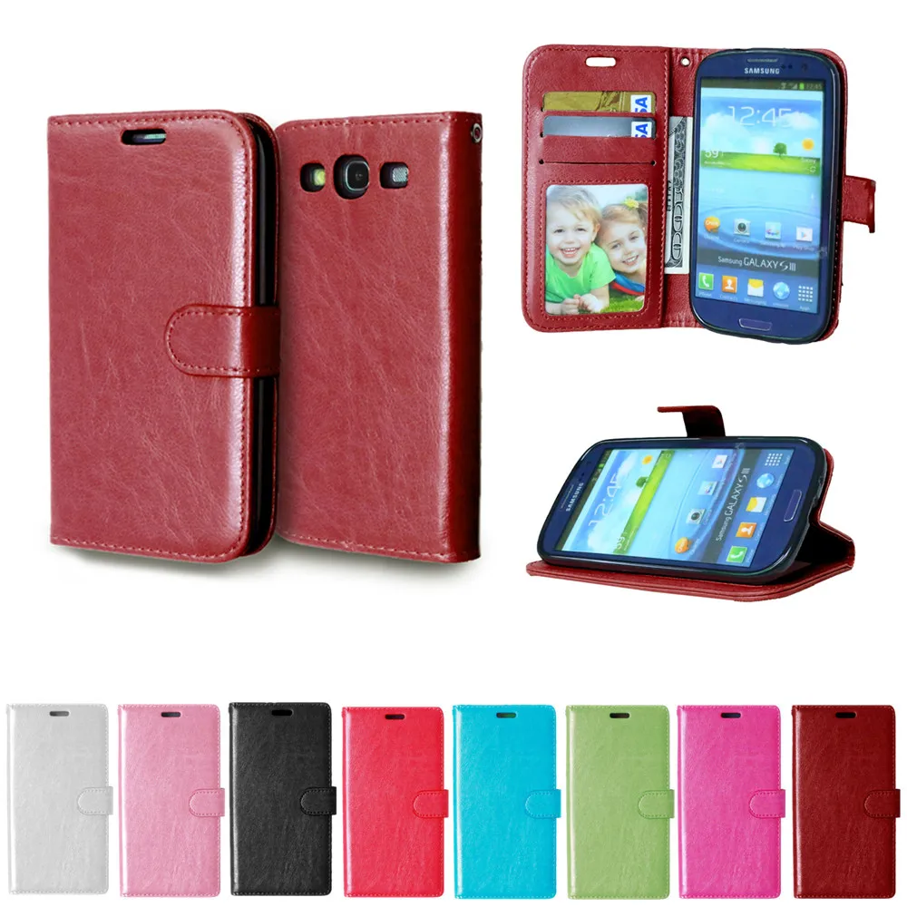 Flip Case For Samsung Galaxy S 3 Iii S3 Siii Neo I9300 I 9300 I9301