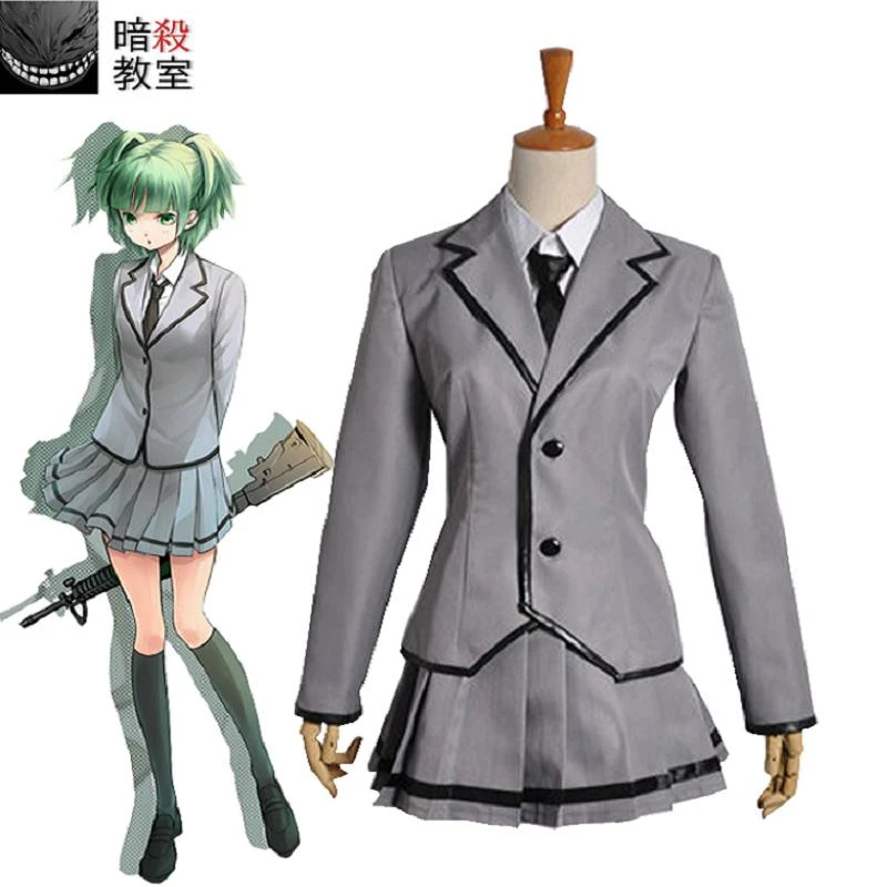 高qユニセックスアニメcos暗殺教室shiota渚萱野楓学校制服コスプレ衣装トップス Anime Costumes Aliexpress