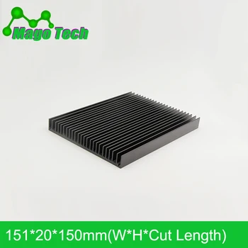 

LED Aluminum Heatsink Plate 80W 100W Radiator Cooling Cooler Fit Transistor IC Thermal Conductivity LED Radiator Electronics
