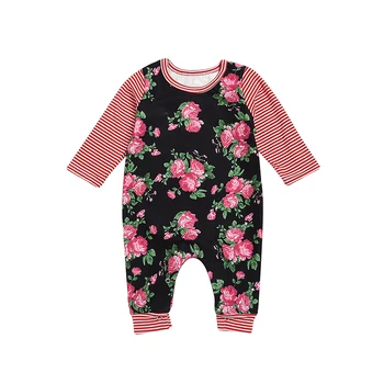 

2019 Newborn Baby Girl Romper Infant Kids Girls Outfits Cute Floral Rompers Baby Jumpsuit One-Pieces Baby Girls Clothes