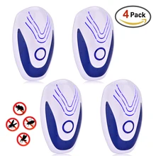 4pcs/6pcs Ultrasonic Mice Repeller Electronic Ultrasound Mouse Insect Reject Anti Mosquito Repellent Cockroach Bug Rat Rejection