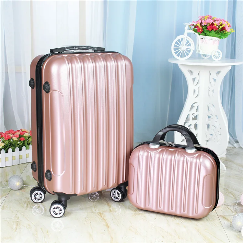 

20inch Two pieces set of luggage,Universal wheel boarding BOX,Mini suitcase,Beautiful Trunk,Portable trolley case,Fashion valise