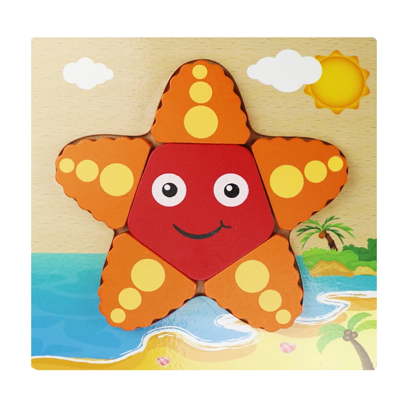 Wooden 3D Puzzle Jigsaw Wooden Toys For Children Cartoon Animal Puzzle Intelligence Kids Educational Toy Toys Wooden 3D Puzzle Jigsaw Wooden Toys For Children Cartoon Animal Puzzle Intelligence Kids Educational Toy Toys