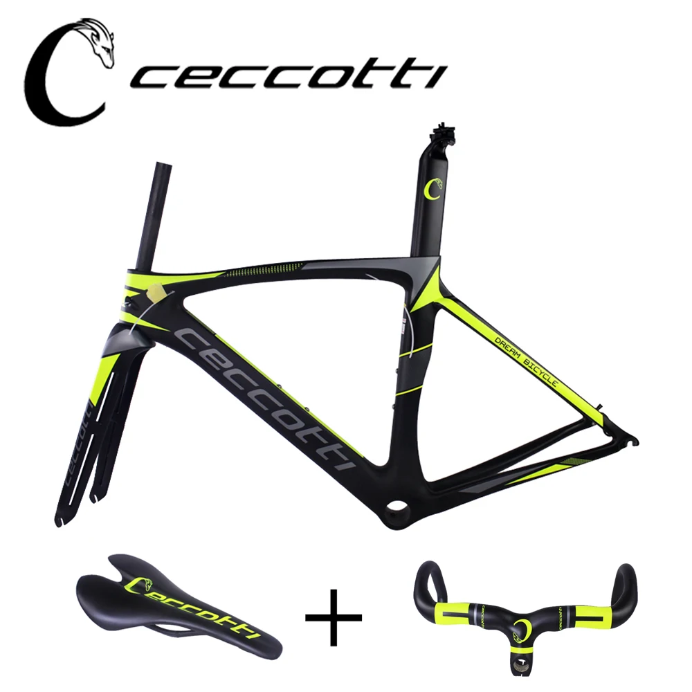 Excellent C09-1 red color CECCOTTI carbon road bike frameset t1000 UD carbon saddle handlebar PF30 race bike 22 Excellent C09-1 red color CECCOTTI carbon road bike frameset t1000 UD carbon saddle handlebar PF30 race bike 22