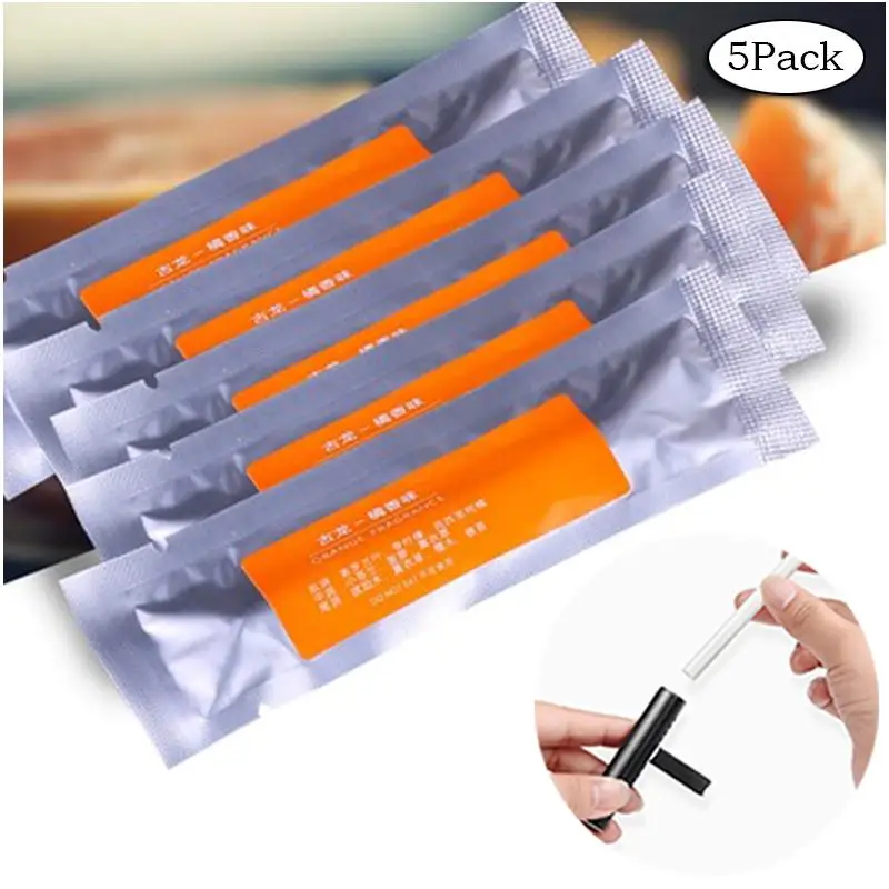 5 Pack Car Outlet Perfume Clip Solid Fragrance Supplement Stick Air Freshener Aromatherapy Interior Accessories LG003