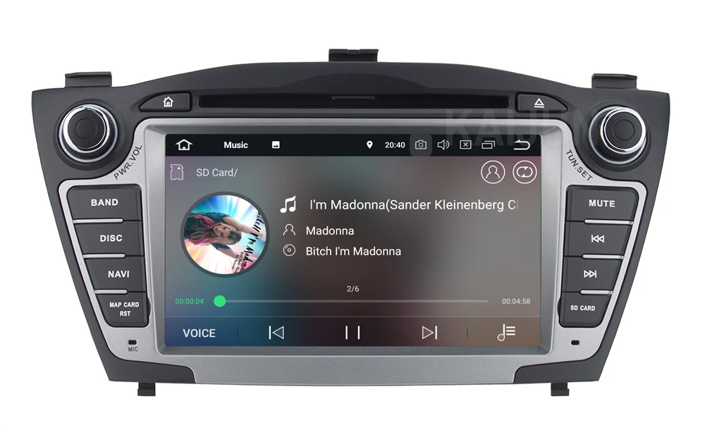 Discount 4GB+64GB Car Multimedia Player GPS 2 Din Android 9 For Hyundai IX35 TUCSON 2009-2015 Radio DVD Player hyundai ix35 accessories 12