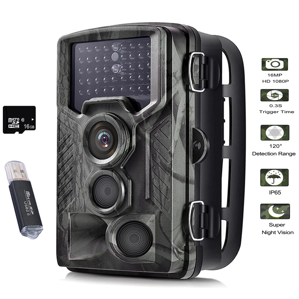 16MP 1080P Trail Wildlife Hunting Camera Photo Traps