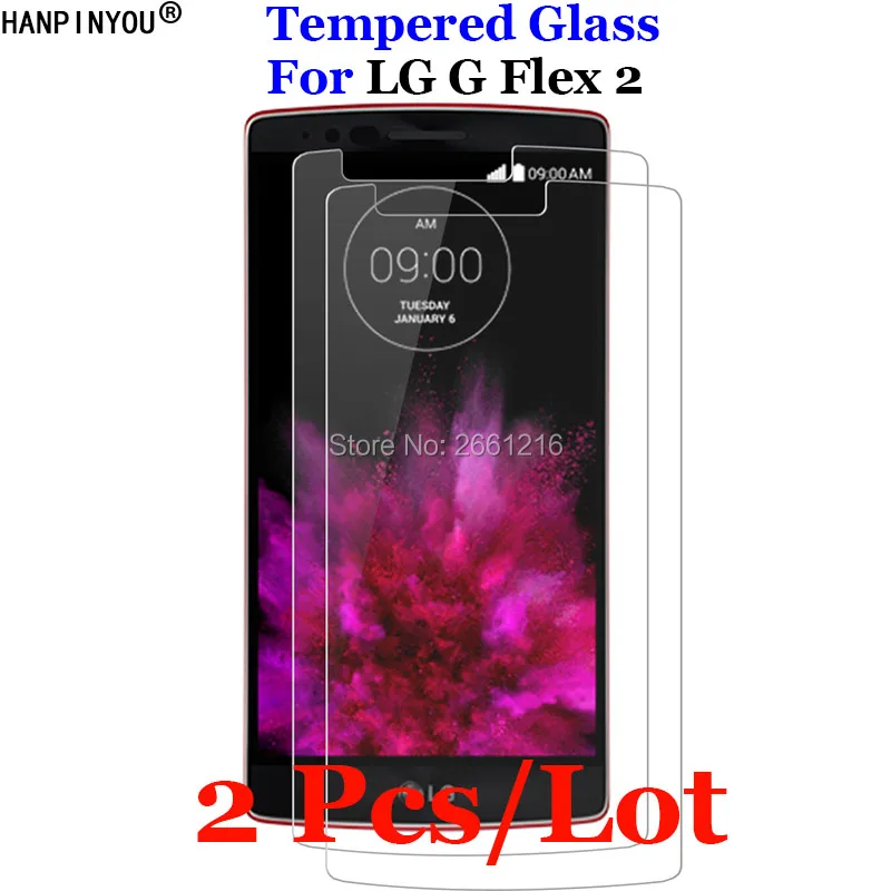 2 шт./лот для LG G Flex закаленное стекло 9H 2.5D Премиум Защитная пленка экрана Flex2 H955 LS996