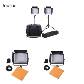 

Video LED600 lamp set photography LED micro film lamp interview light, live light two light package delivery