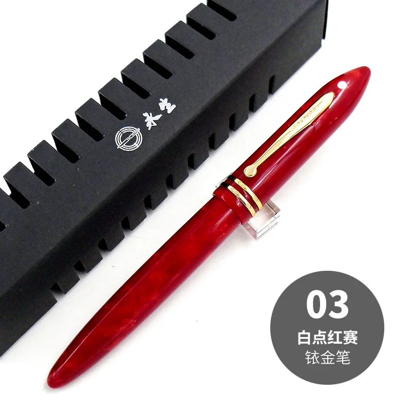 Классическая оригинальная перьевая ручка wingsung 626 Boutique celluloid из иридия 0 5 мм