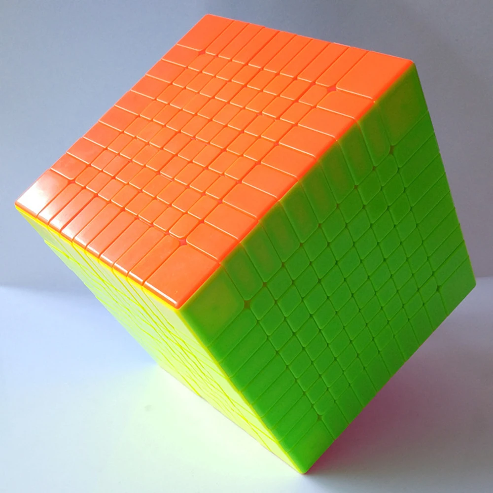 Colorful 10x10x10 Solid Color Cube Competition Magic Cube Puzzle Educational Toys for Children Colorful 10x10x10 Solid Color Cube Competition Magic Cube Puzzle Educational Toys for Children