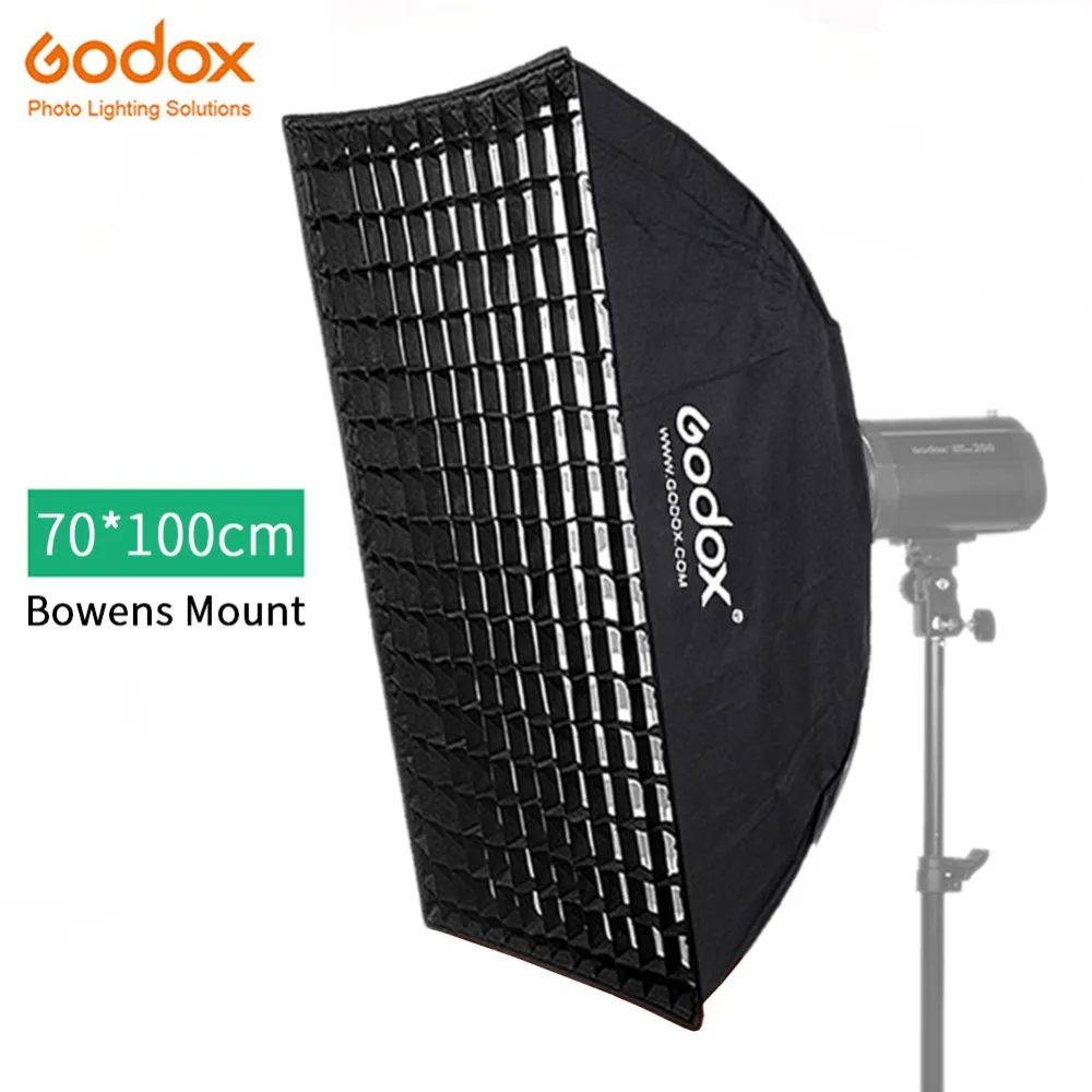 Софтбокс Godox FW70 * 100 70x100 см с ячеистой сеткой и креплением Bowens для студийной