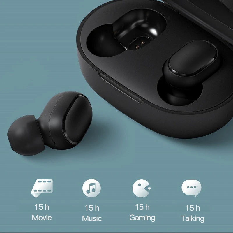 Xiaomi Redmi Airdots наушники TWS беспроводные Bluetooth спортивные DSP активные от шума с