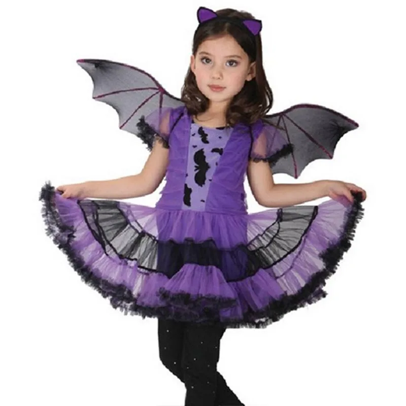 purple fancy masquerade party girl costume children christmas party center piece