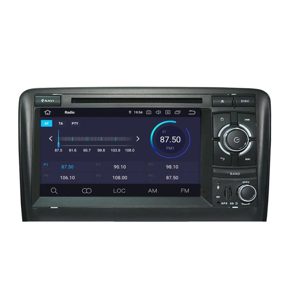 COIKA " Android 9,0 Системы 4 ядра Автомобильный DVD Радио для Audi A3 S3 2+ 16G Оперативная память WI-FI зеркало ссылка Google USB SD 1080 P видео OBD DVR