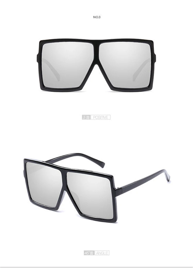 oversized rimless sunglasses square big black one piece lens yellow sun glasses for women men 2018 uv400 (7)