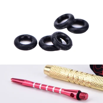 

50 PCs Rubber Gaskets Round Silicone O Rings Rubber Stems/Flights Grip Washers Keep aluminum stems tight to darts barrel
