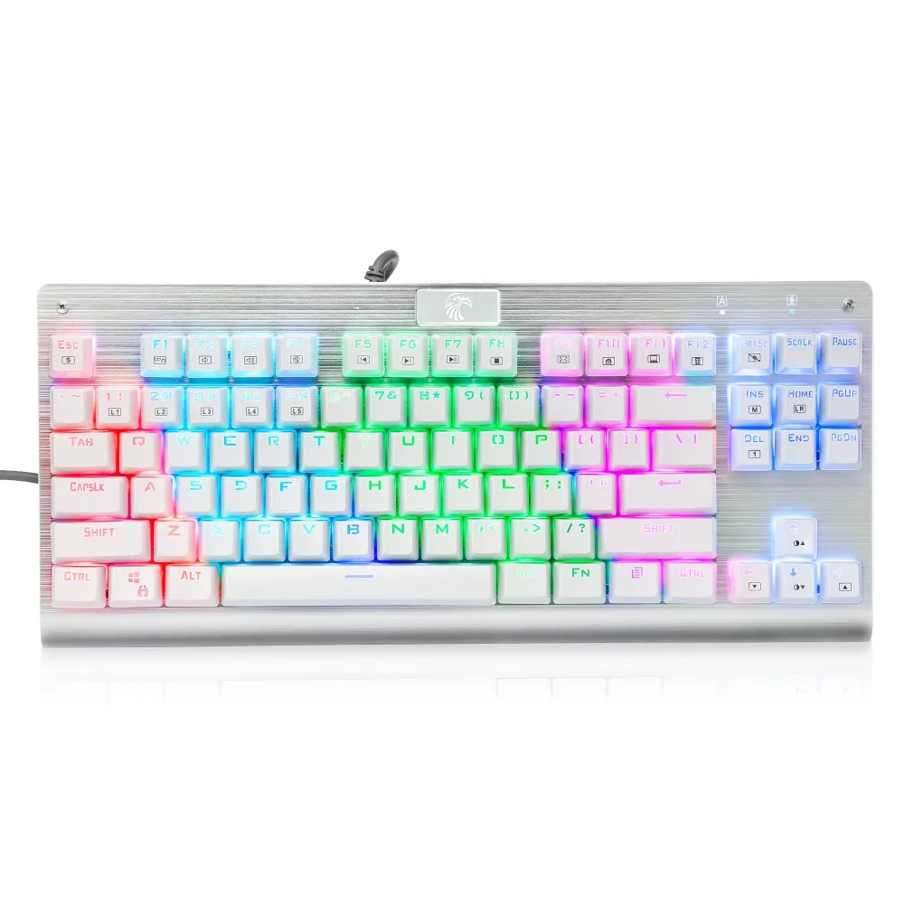 Механическая игровая клавиатура Z77 Eagle TKL с 87 клавишами RGB подсветкой синий