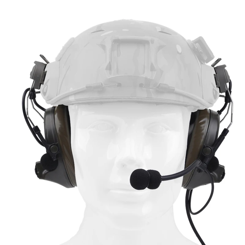 Комплект для наушников Z Tactical Airsoft Comtac II комплект с переходником шлема Peltor