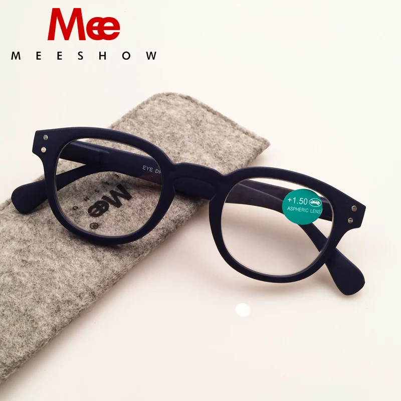 

2019 Brand Reading Glasses with case Retro Europe style Men women glasses with flex +1.0-4.00 French concept reading glasses