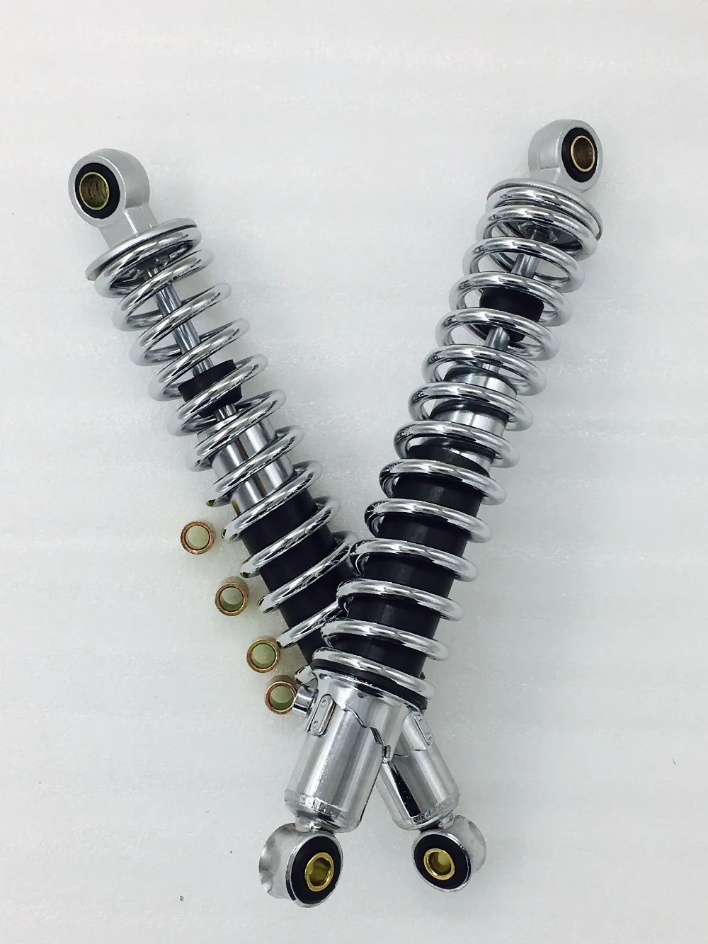 

325mm 7mm spring chrome Motorcycle Rear Shock Absorbers for Honda CB400 Yamaha FZX750 XJR400 XJR1200 XJR1300 suzuki VS800 silve