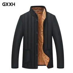 Размеры XL-3XL 4XL 2019 Для мужчин; зимняя куртка Для мужчин зимняя куртка теплая хлопковая парка для отдыха Мужская Одежда Марка Толстая зимняя