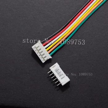 

50 SETS Mini Micro JST 2.0 PH 6-Pin Connector plug with Wires Cables 100MM 10CM