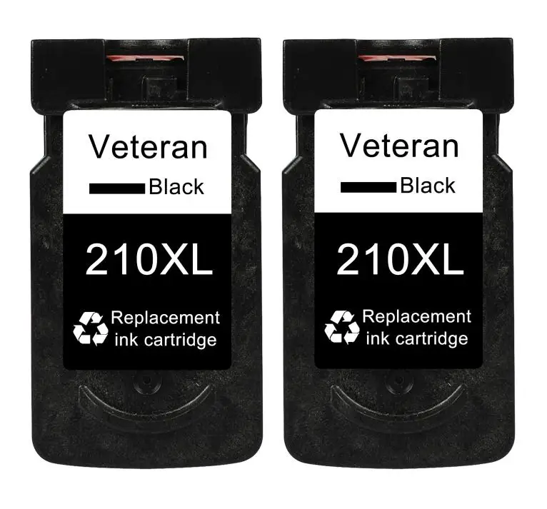 2x PG510 Black Ветеран PG510 CL511 картридж Замена для Canon 510 511 PG-510 чернильный картридж для принтера Canon Pixma IP2700 MP240 MP250 MP260 MP280 MP480 - Цвет: 2x PG510 Black