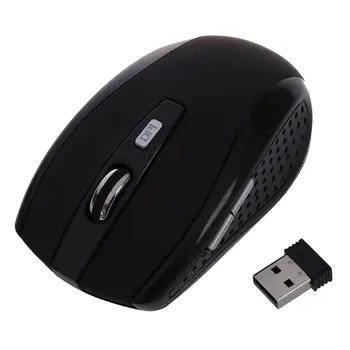 

2.4GHz Optical Wireless Mouse Wireless USB Black for PC