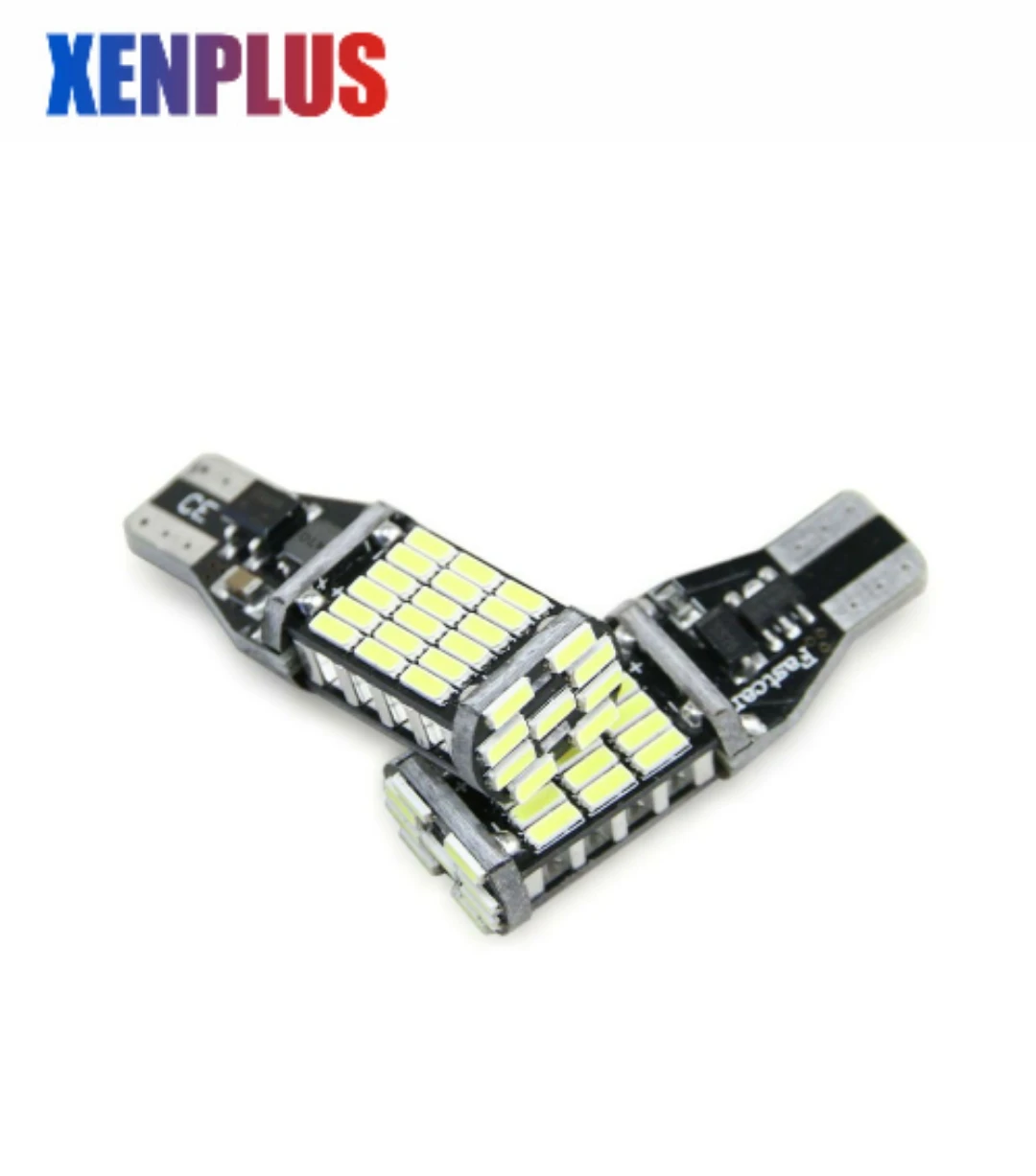 

XENPLUS 2pcs T15 W16W 921 Super Bright High Power 45 SMD 4014 LED No ERROR Highlight LED Backup Parking Light Lamp Bulbs DC12V