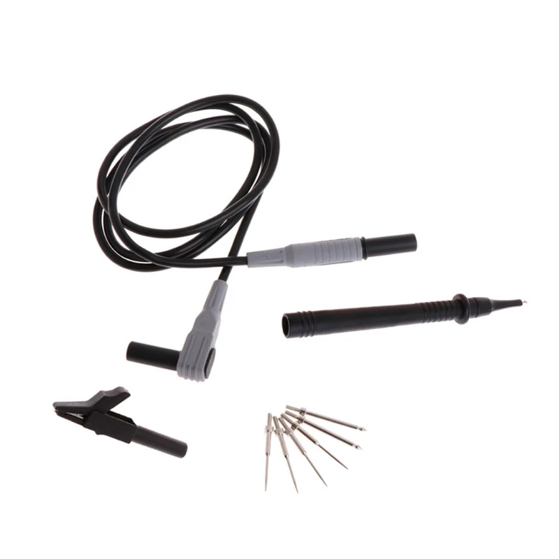 

P1300B 12 In 1 Test Lead Kit Alligator Clips Clamp Super Multimeter Probe Replaceable #Aug.26