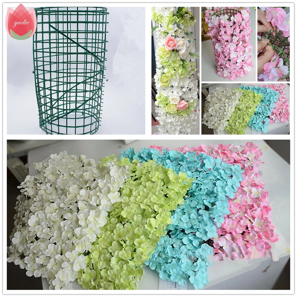

60*40cm Big Plastic Backplane For Wedding Party Evening Party Balcony Flowers Wall Decoration DIY Fences Lattice Supplies