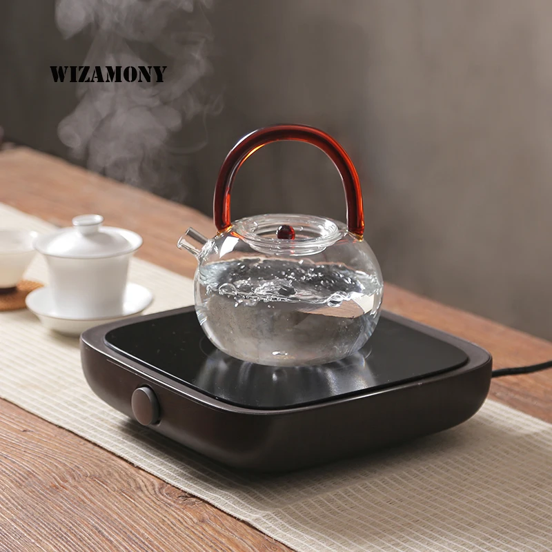 

1PCS WIZAMONY 780ml High Borosilicate Glass Teapots Different Colors Heat Resistance suitable for tea brewing Tea Set
