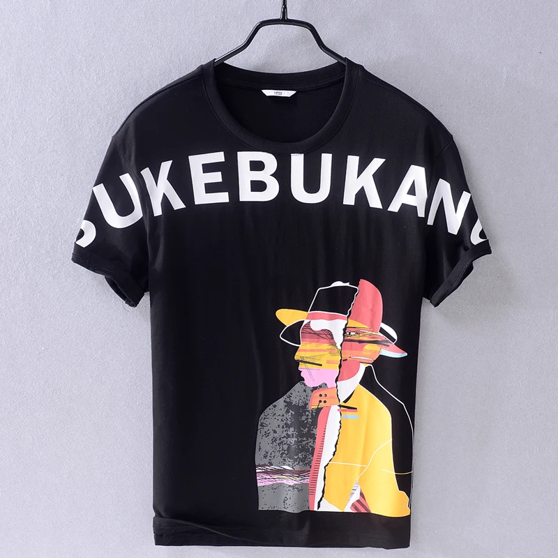 

New arrival summer cotton t shirt men black casual t-shirt mens round neck brand t shirts for men tops tshirt male chemise