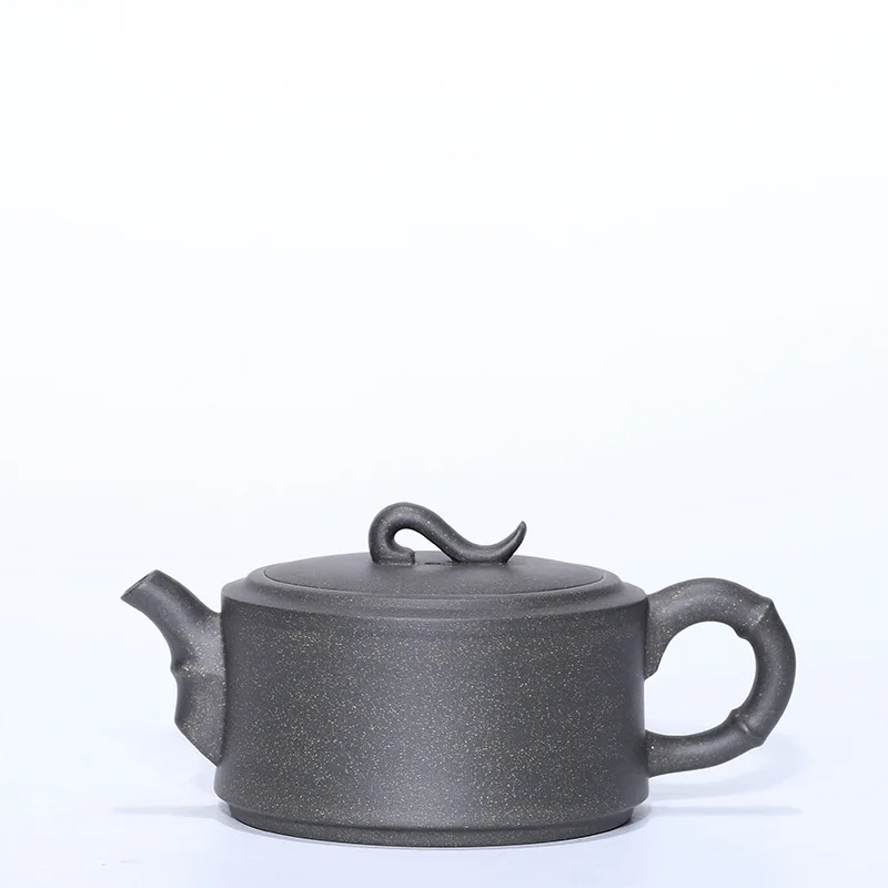 

Teapot Quality Goods Manual Make Raw Ore Grey Lime Mud Bamboo Section Kettle Infusion Of Tea Kungfu Online Teapot Tea Set Gift