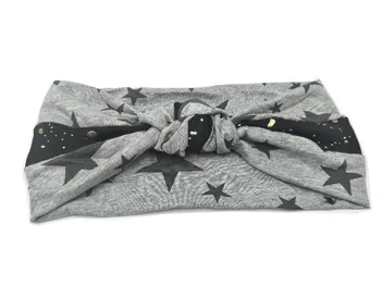 

J173193 new style patchwork gold dot knot headband,hair accessories for women