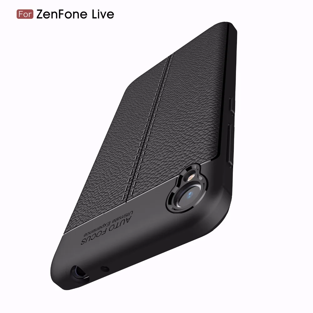 Для Asus Zenfone Live ZB501KL матовый мягкий из ТПУ кожаный чехол для Max Pro M2 ZB631KL ZB633KL M1 ZB555KL