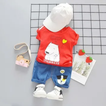 

Boys Girls Summer Infant Children Clothes Kids Cartoon T Shirt Shorts 2pcs/Sets Toddler Fashion Cotton Clothing Baby Tracksuits