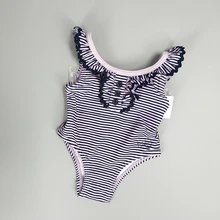 Купальный костюм для маленьких девочек от 3 до 6 месяцев, UV 50+ летний Цельный купальник Bebe, купальный костюм для младенцев, плавательный костюм, костюм для ванной