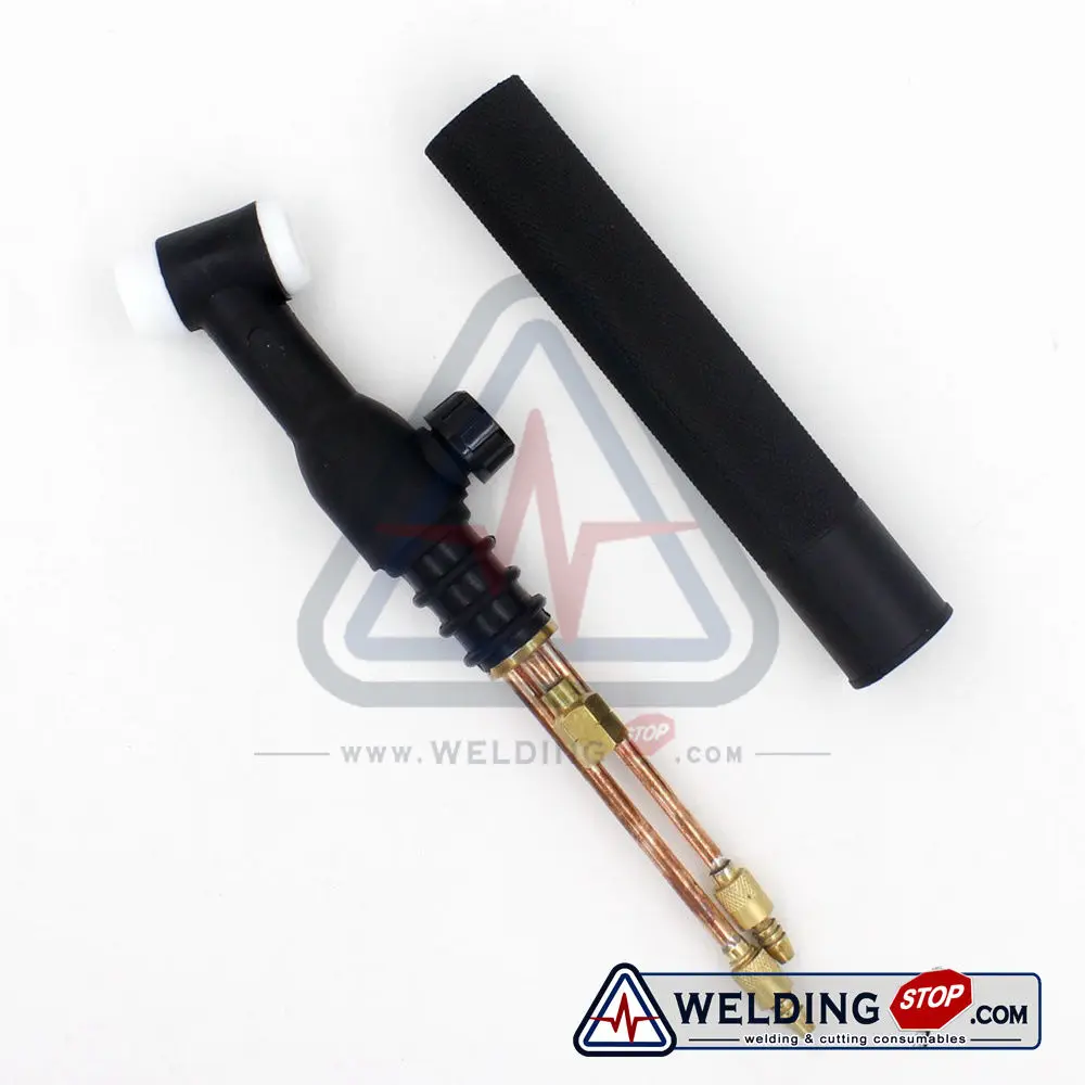 

WP-18V SR-18V TIG Welding Torch Head Body Built-in Gas Valve 350Amp Water-Cooled