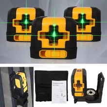 2 линии зеленый красный лазер уровень автоматическое выравнивание(4 градуса) Горизонтальный и вертикальный перекрестный мини-лазер