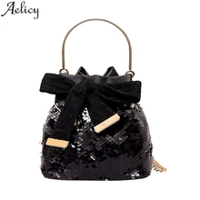 Aelicy, модная женская универсальная сумка через плечо с бантом и блестками, роскошные женские сумки, дизайнерские сумки высокого качества