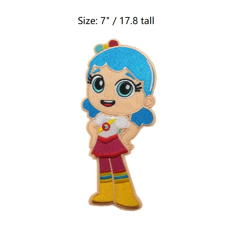 

7" True and the Rainbow Kingdom LARGE FELT Applique Patch Iron On TV Moive series Princess shirt tranfer girl kids dress diy